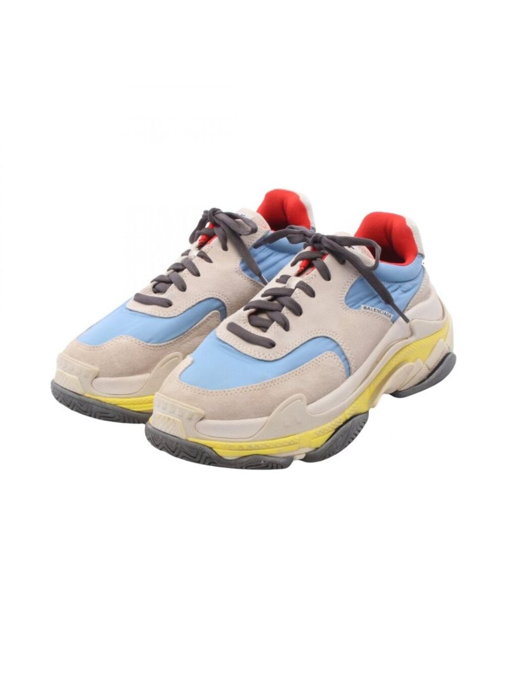 Balenciaga Sneakers Triple S Trainers Suede Leather